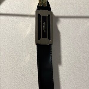 Versace Collection Black and Silver Belt